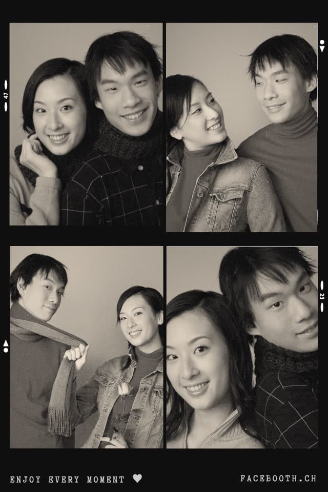 Example of Korean K-pop style photo booth created online